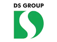 Logo of DS Group highlighting its brand colors.