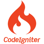 Codeigniter logo in vibrant red color