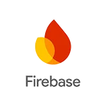 Firebase logo with a flame and circular elements