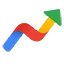 Google Trends logo, illustrating data analytics for trending searches.