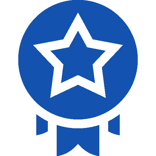 Vector illustration of a blue speech bubble used for local expertise in a community