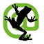 Logo of Screaming Frog SEO tool on a green background