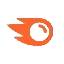 Logo of semruch with an orange flame design.