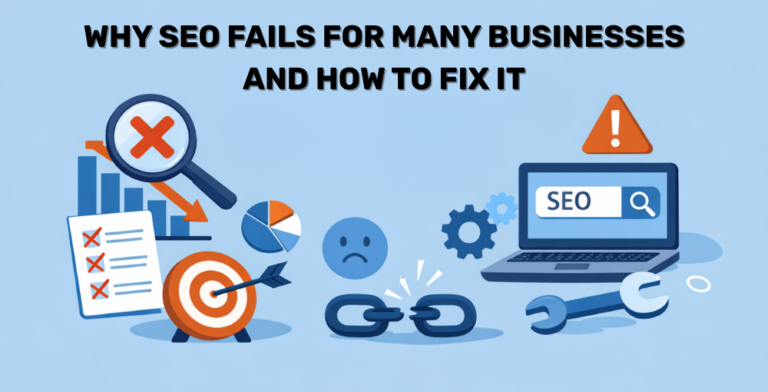 Why SEO Fails for Many Businessess and How to Fix it