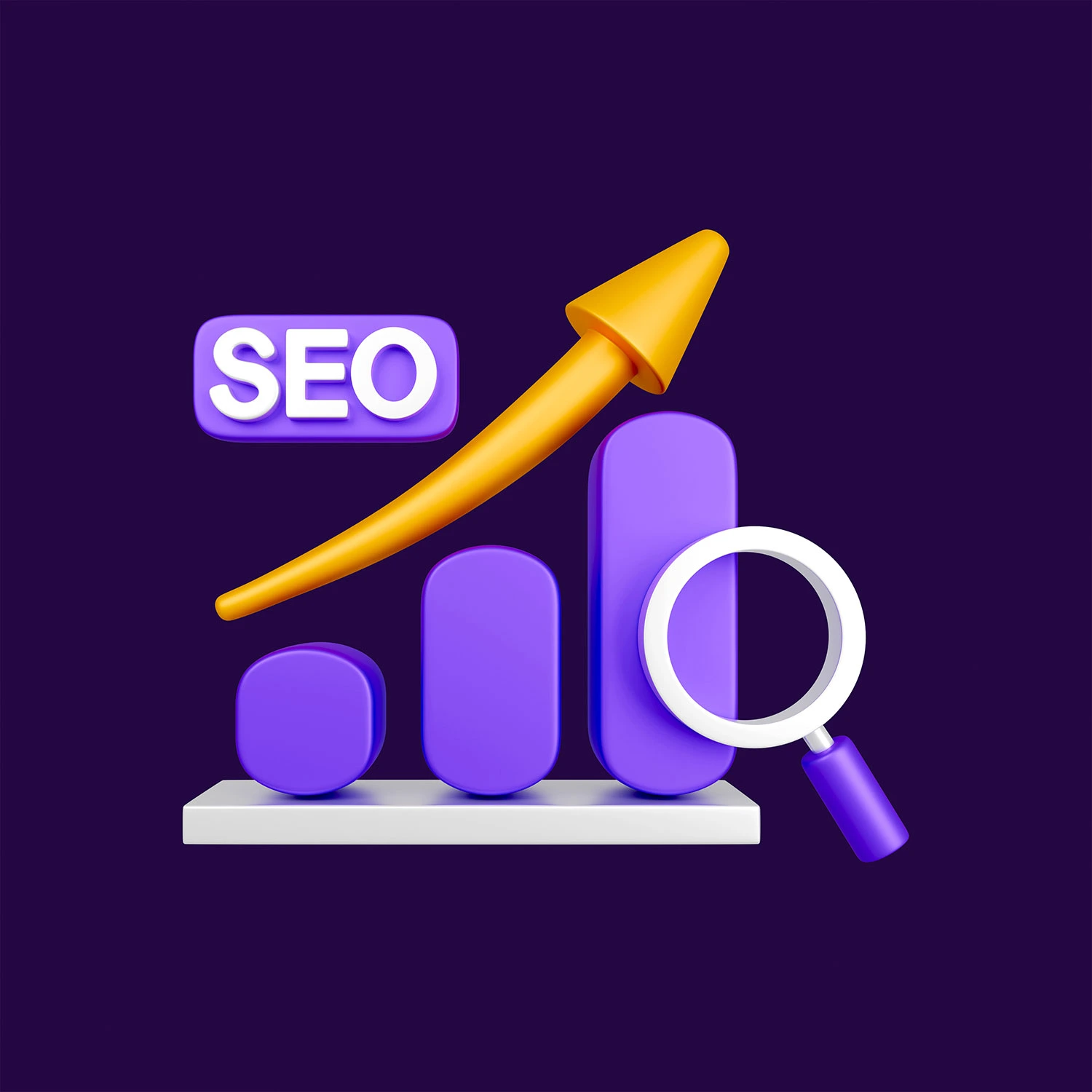 An infographic depicting SEO strategies, including keyword research, backlinks, and website optimization techniques.