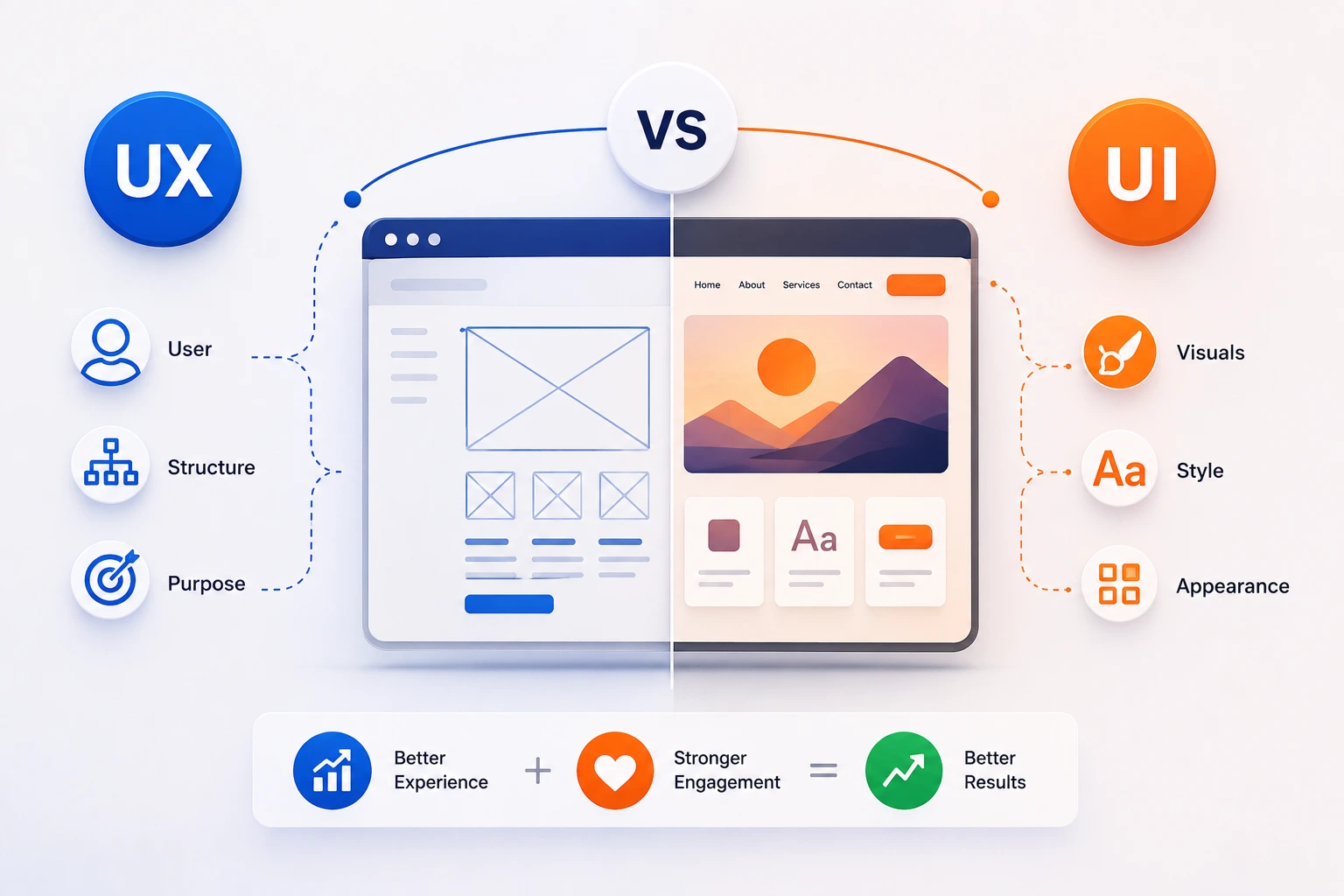 UX vs UI Comparison